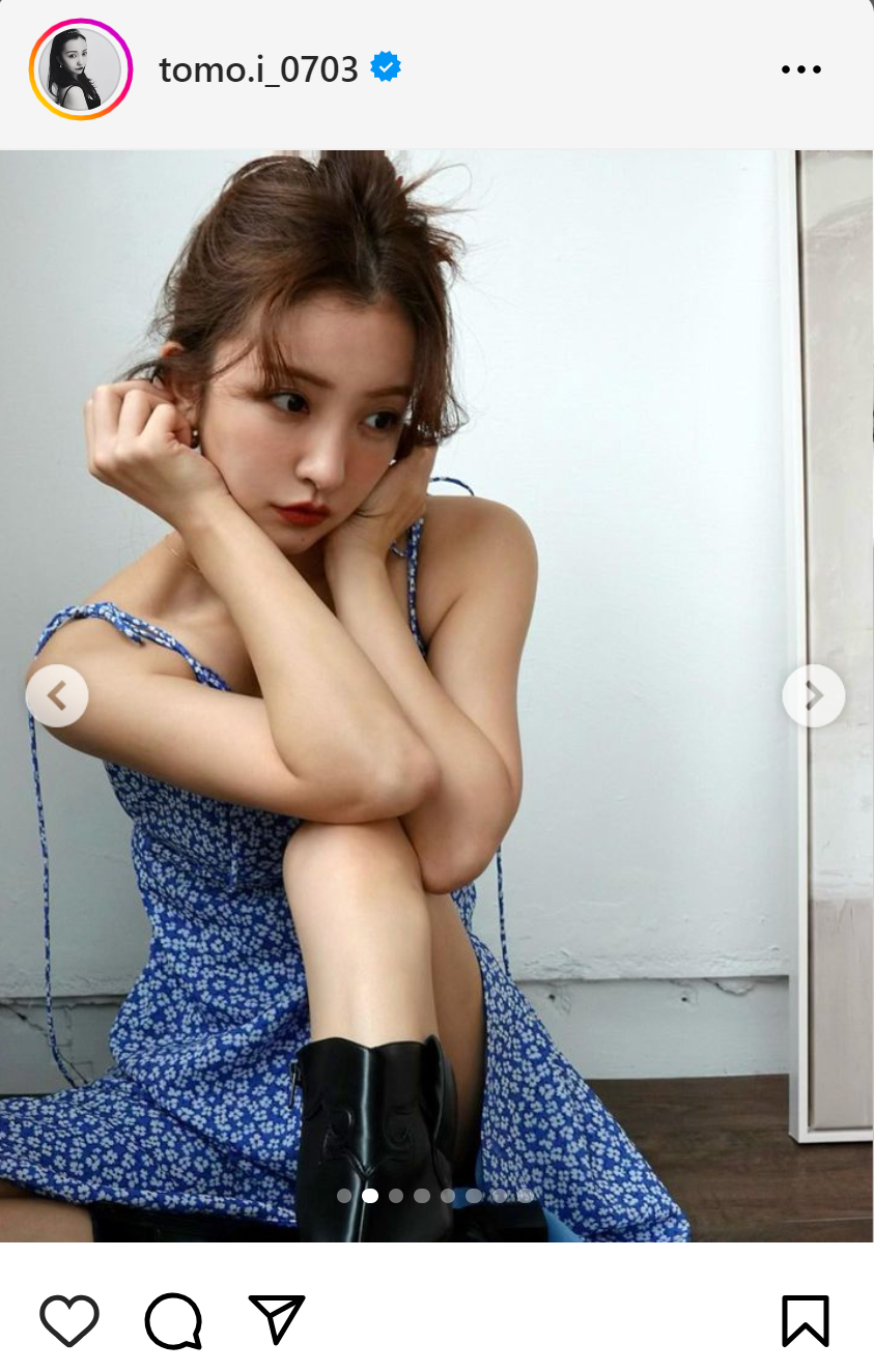 板野友美のインスタグラムから
