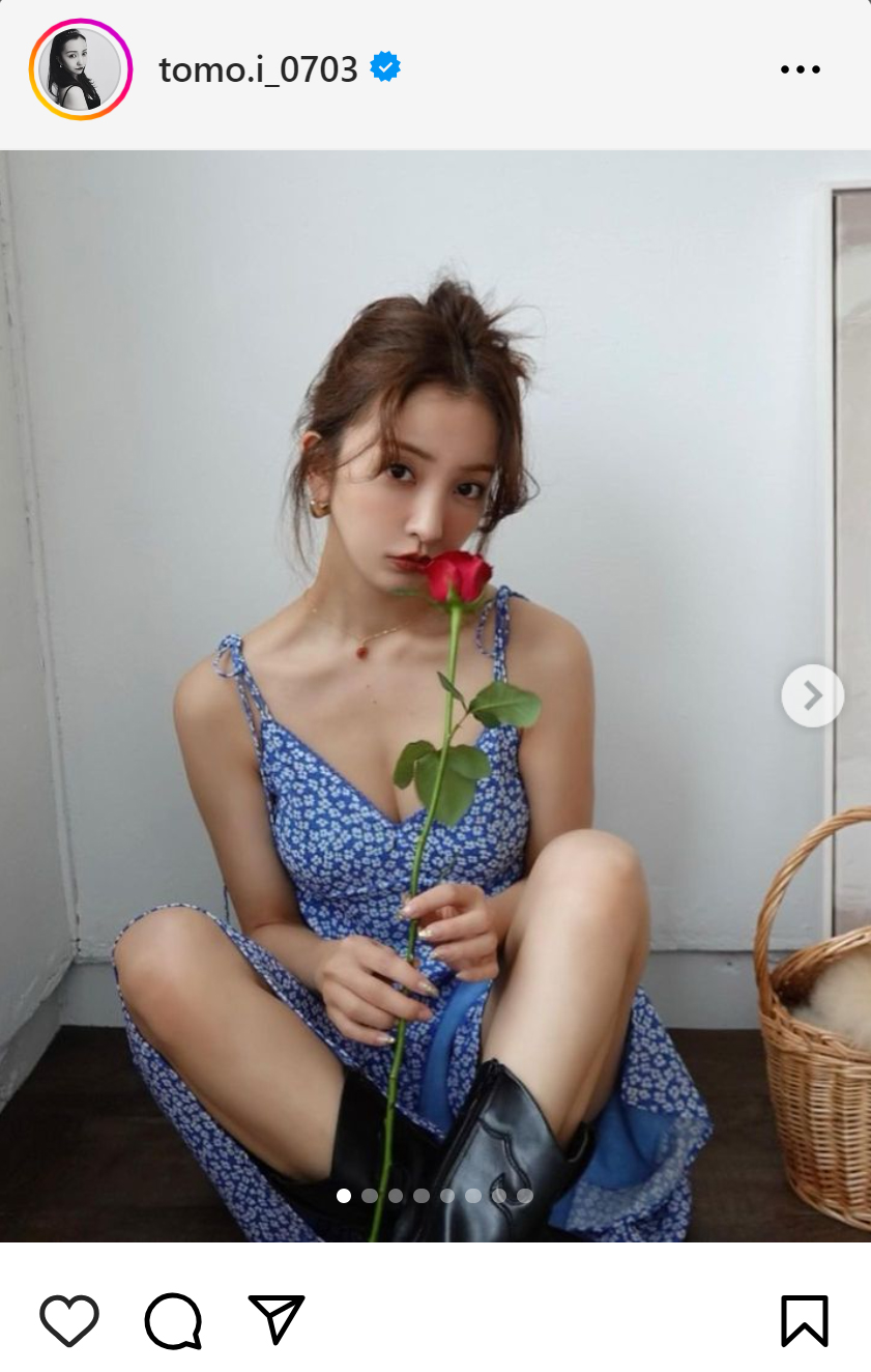 板野友美のインスタグラムから