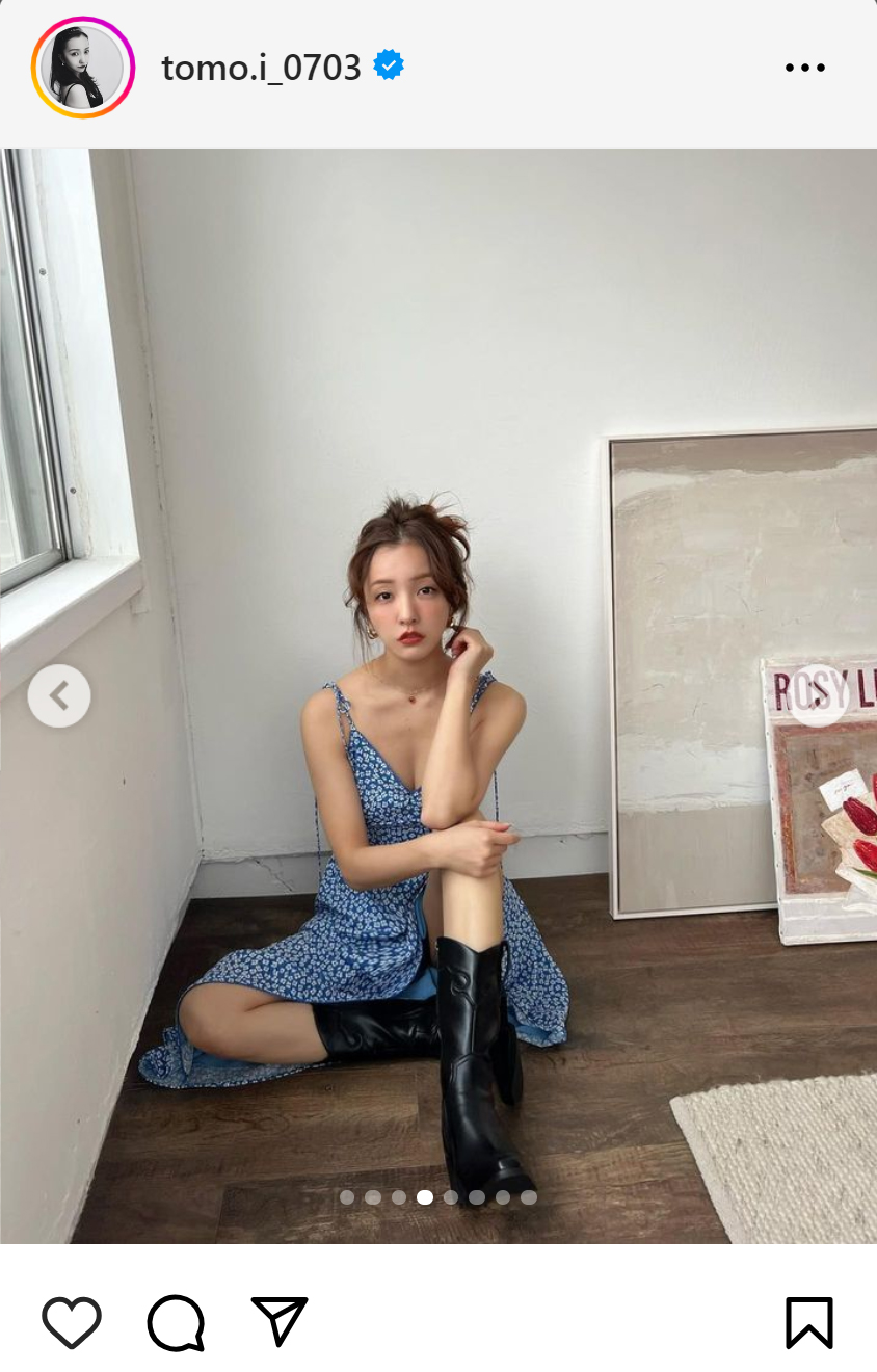 板野友美のインスタグラムから