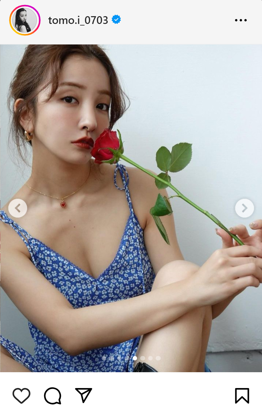 板野友美のインスタグラムから