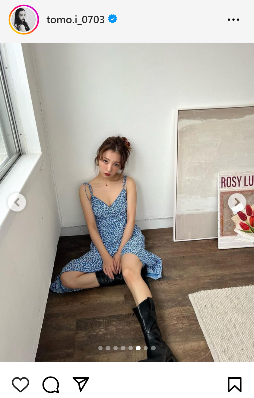 板野友美のインスタグラムから