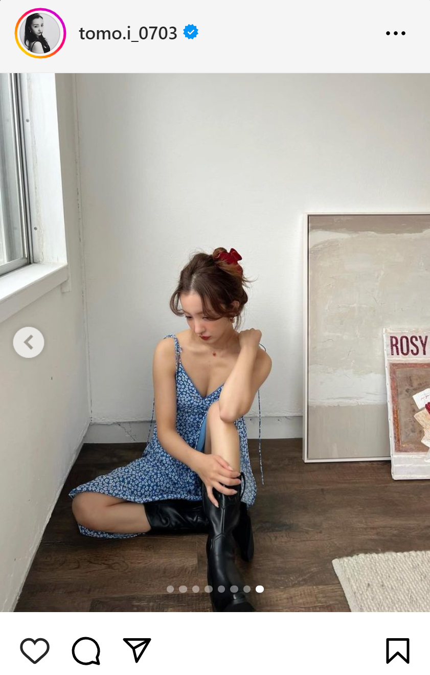 板野友美のインスタグラムから