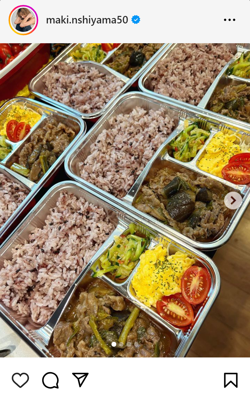 西山茉希のインスタグラムから