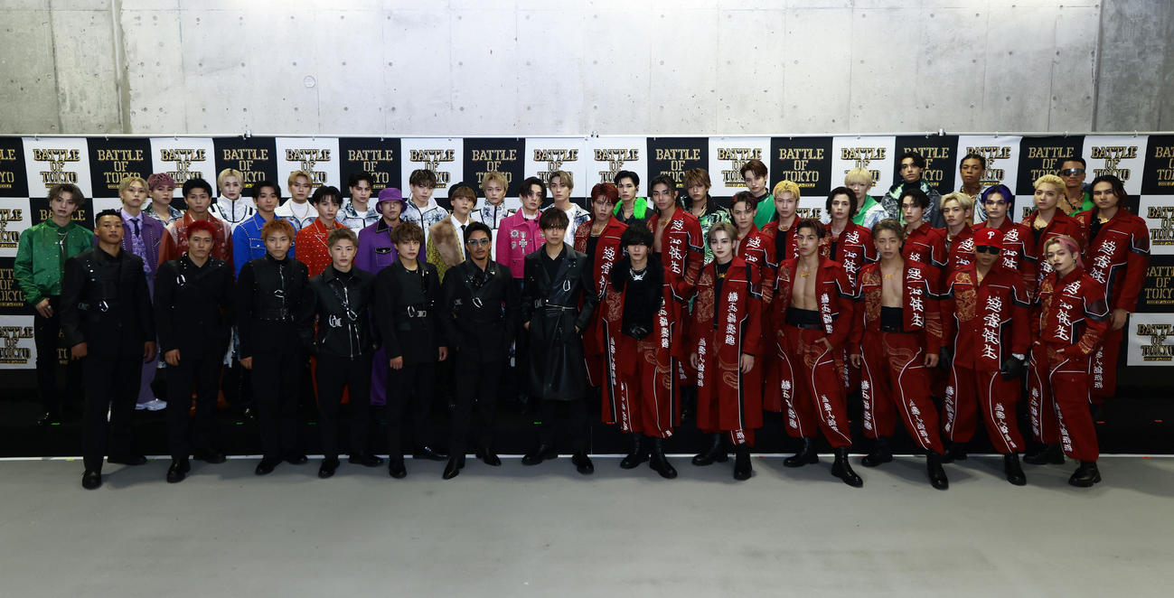 「BATTLE OF TOKYO～CODE OF Jr．EXILE～」を開催したGENERATIONS、THE RAMPAGE、FANTASTICS、BALLISTIK BOYZ、PSYCHIC FEVER