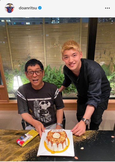 堂安律のインスタグラムから