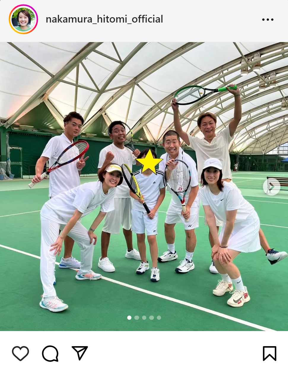 中村仁美のインスタグラムから