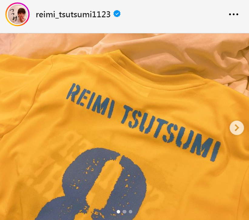 堤礼実アナのインスタグラムから