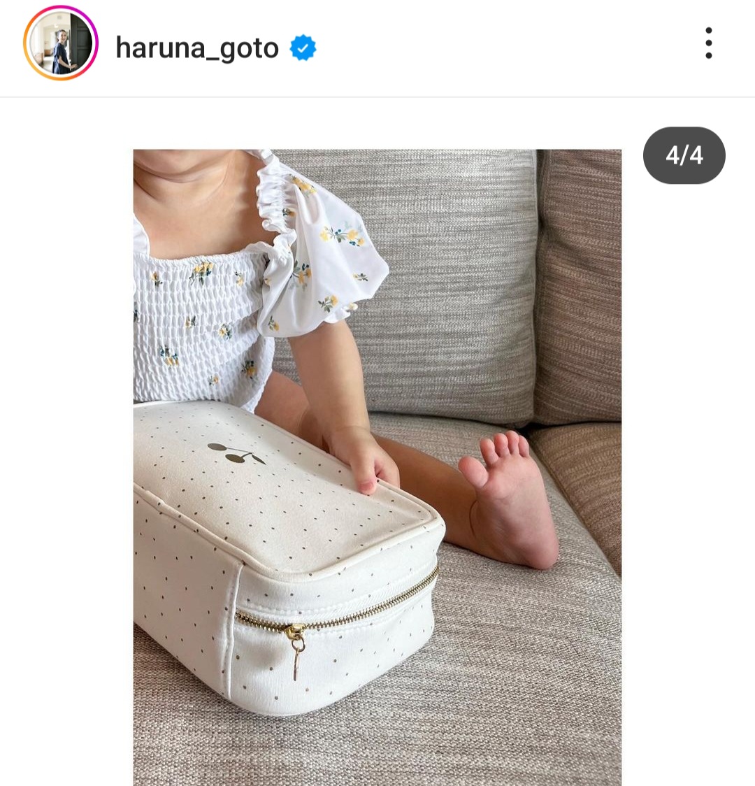 後藤晴菜のインスタグラムから