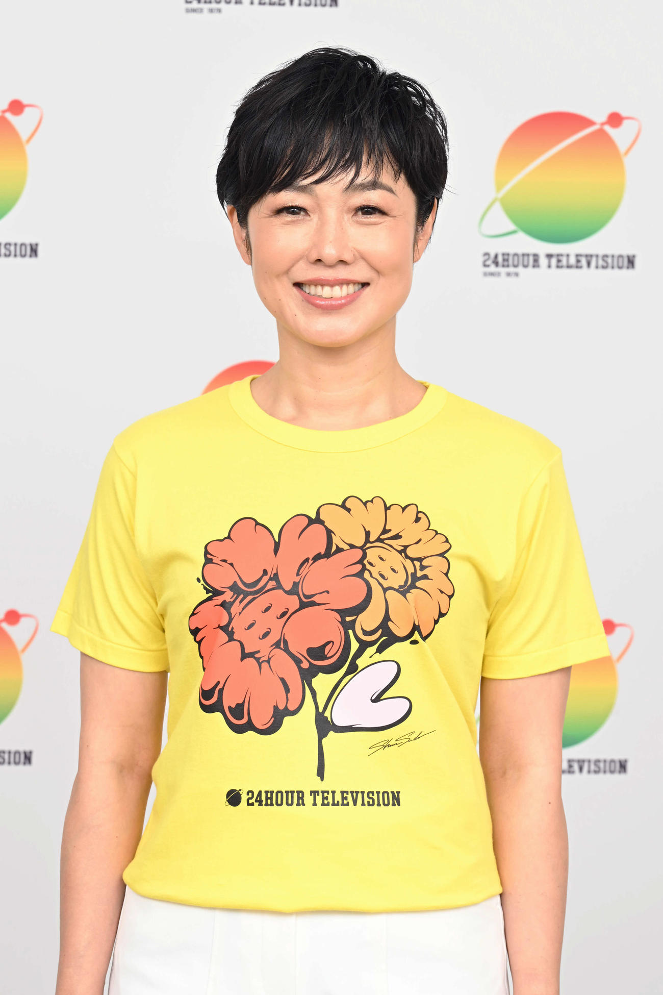 日本テレビ系「24時間テレビ46」のチャリティーパーソナリティーを務める有働由美子アナウンサー