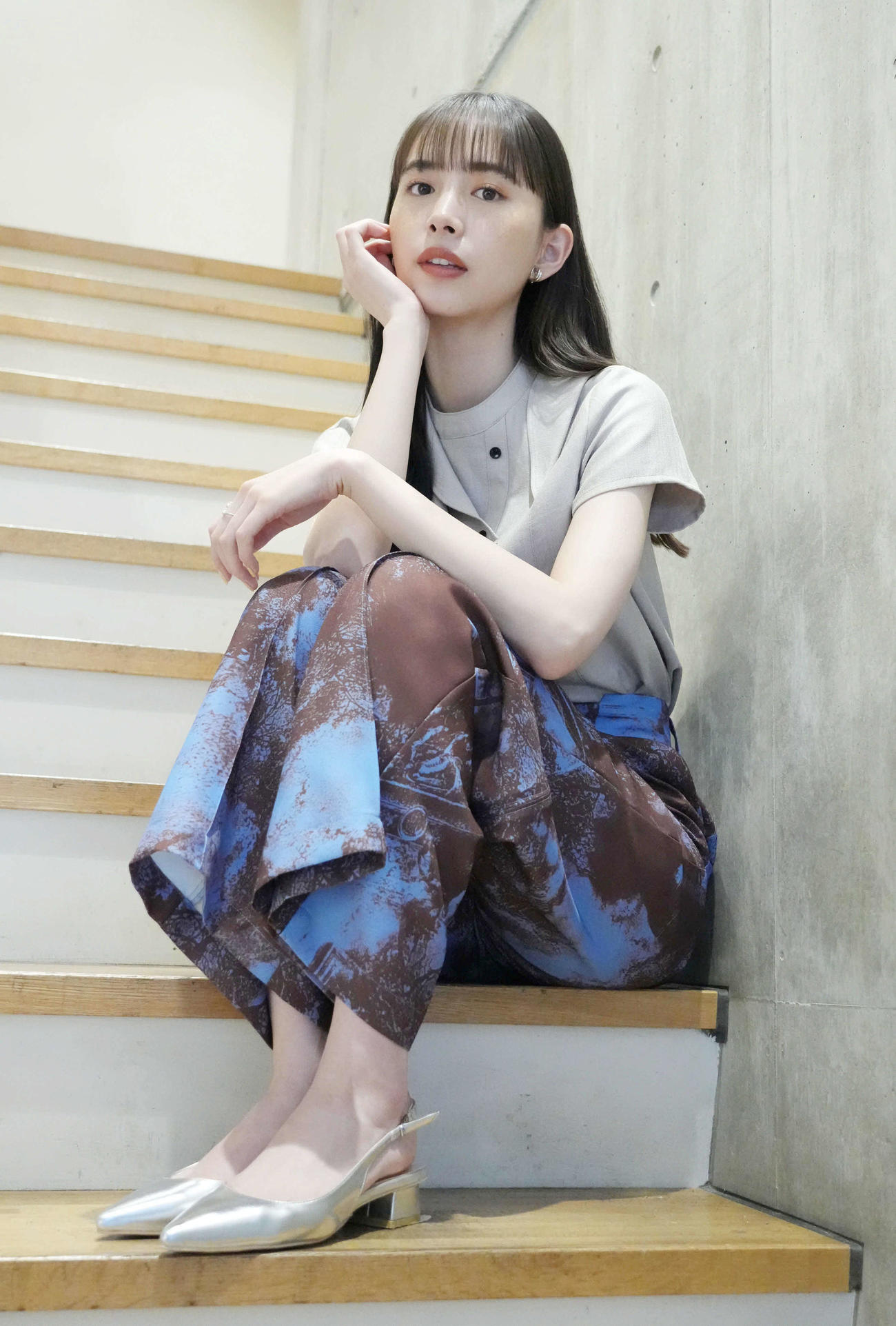日本テレビ系ドラマ「紅さすライフ」にヒロイン役で出演する井桁弘恵（撮影・小沢裕）