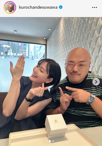 クロちゃんのインスタグラムから