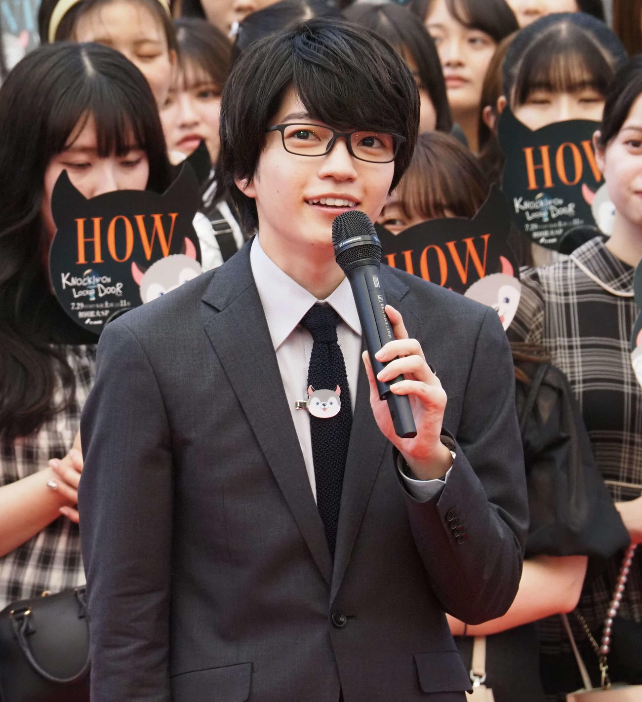 テレビ朝日系ドラマ「ノッキンオン・ロックドドア」制作発表に出席した、なにわ男子西畑大吾（撮影・遠藤尚子）
