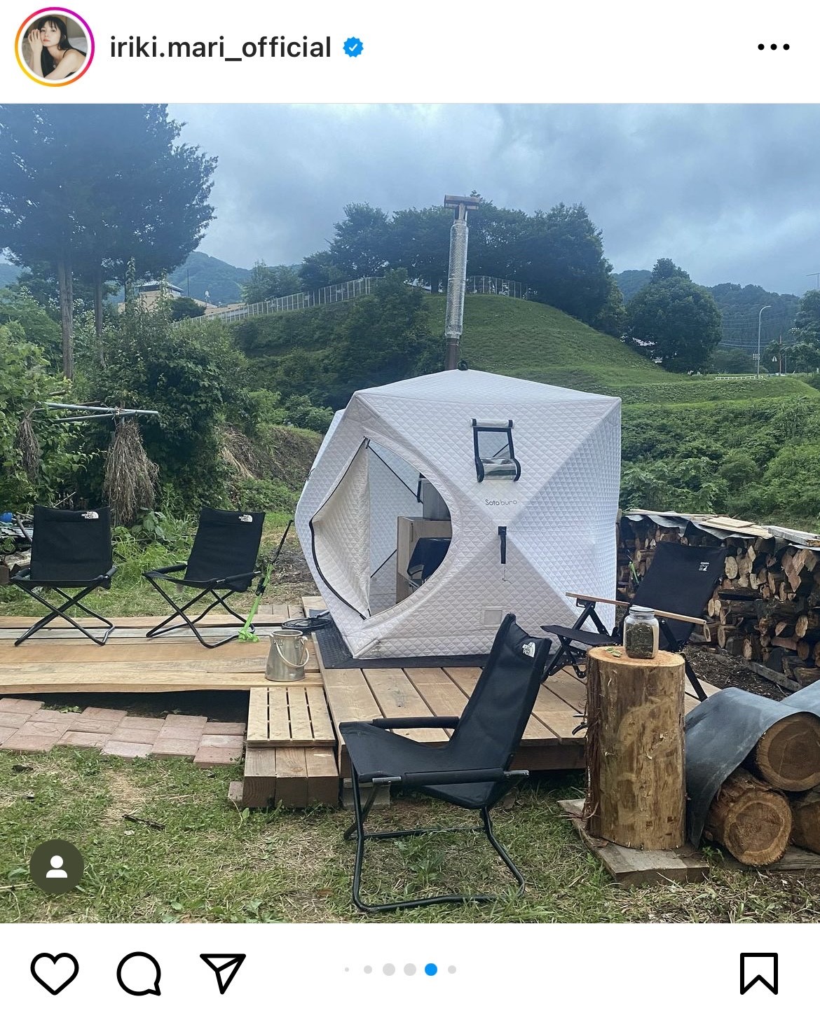 入来茉里インスタグラムから