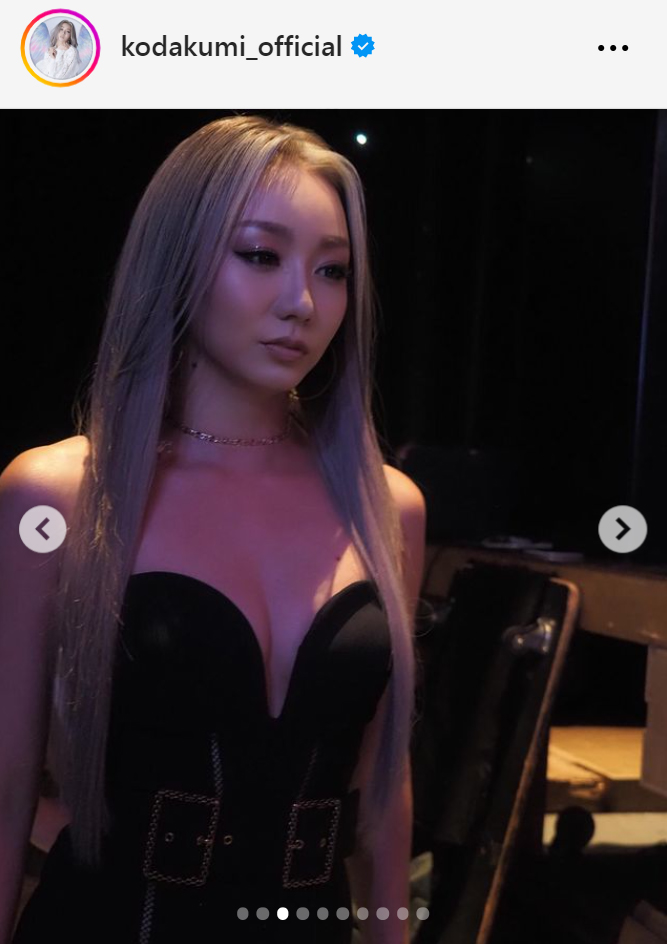倖田來未のインスタグラムから