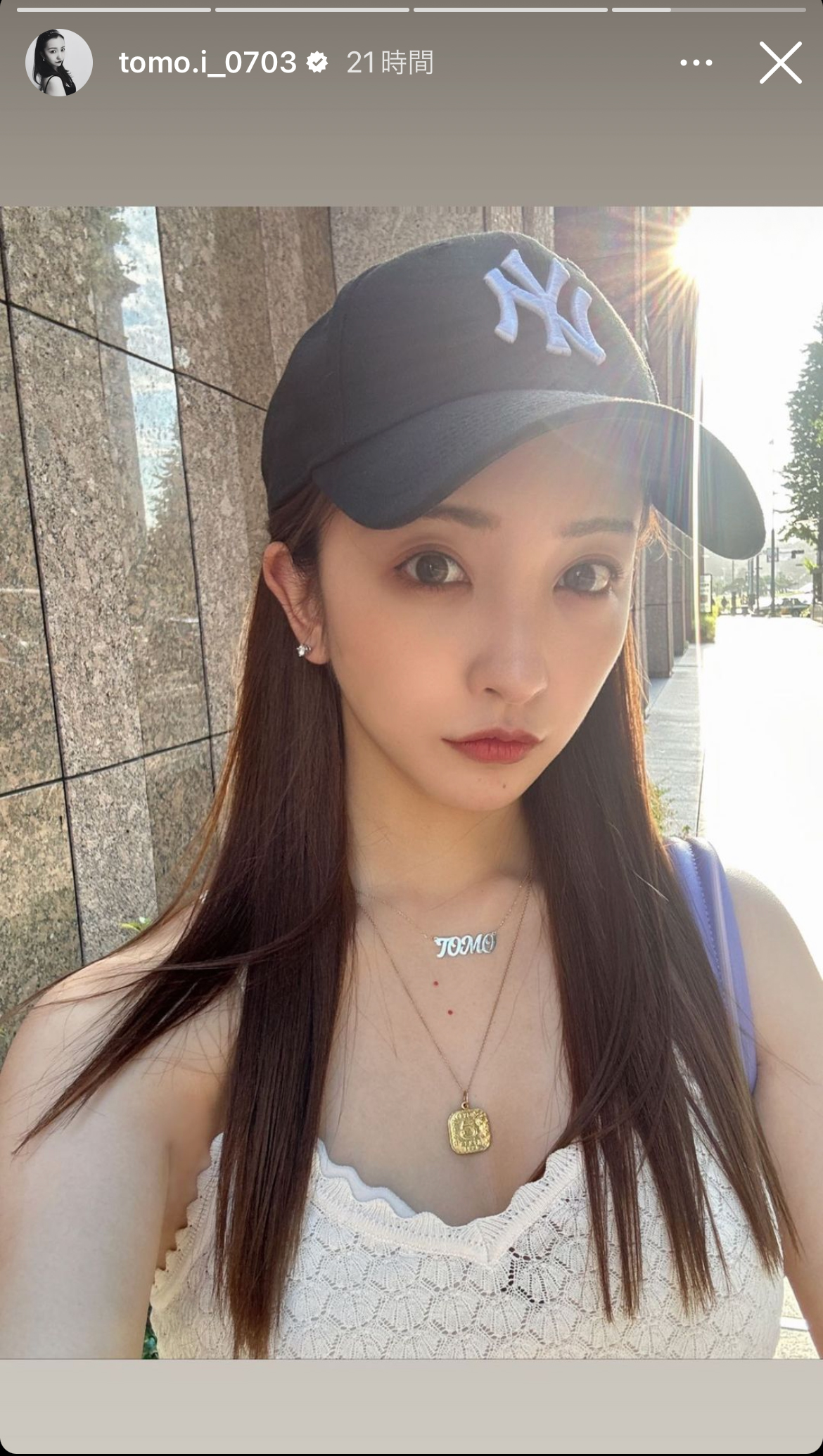 板野友美のインスタグラムから