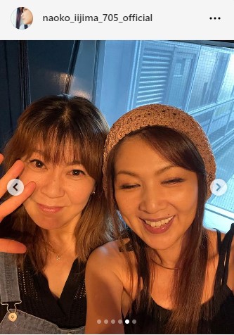 飯島直子（右）と網浜直子（飯島直子のインスタグラムから）