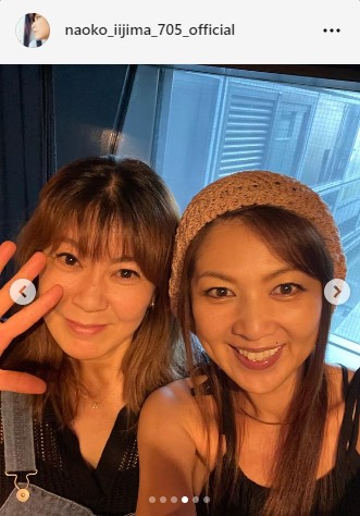 飯島直子（右）と網浜直子（飯島直子のインスタグラムから）