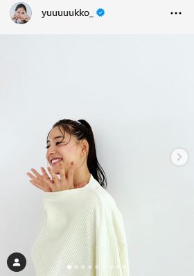 新木優子のインスタグラムから