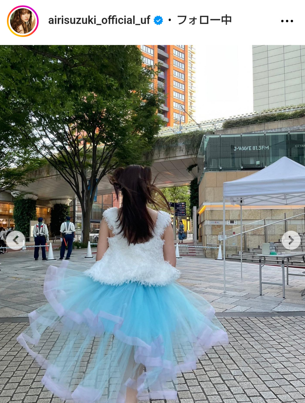 鈴木愛理のインスタグラムから
