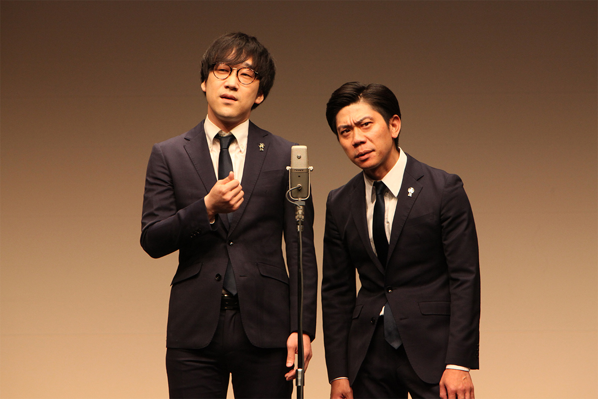 キュウのぴろ（左）と清水誠