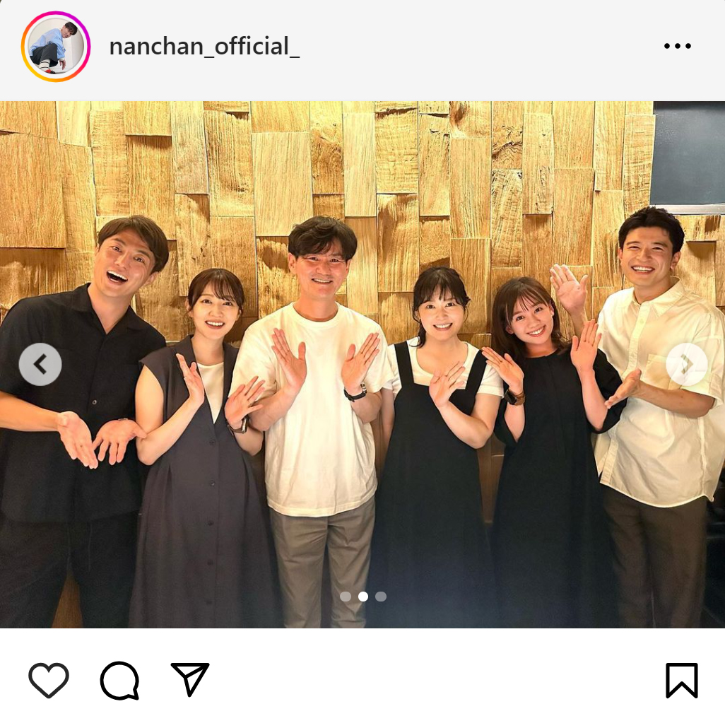 南原清隆のインスタグラムから