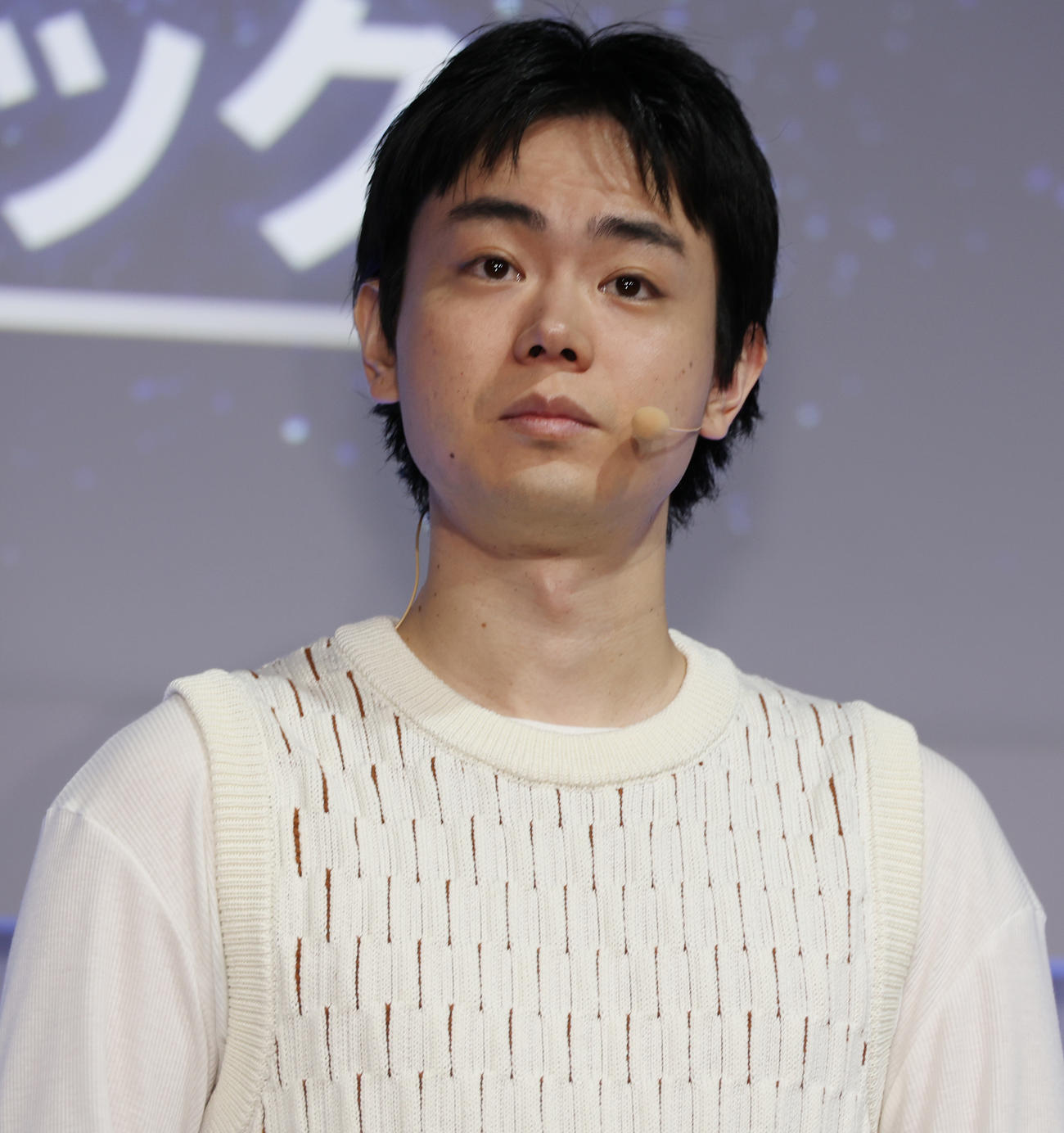 花王「新・洗たく洗剤発表会」を行った菅田将暉（撮影・中島郁夫）