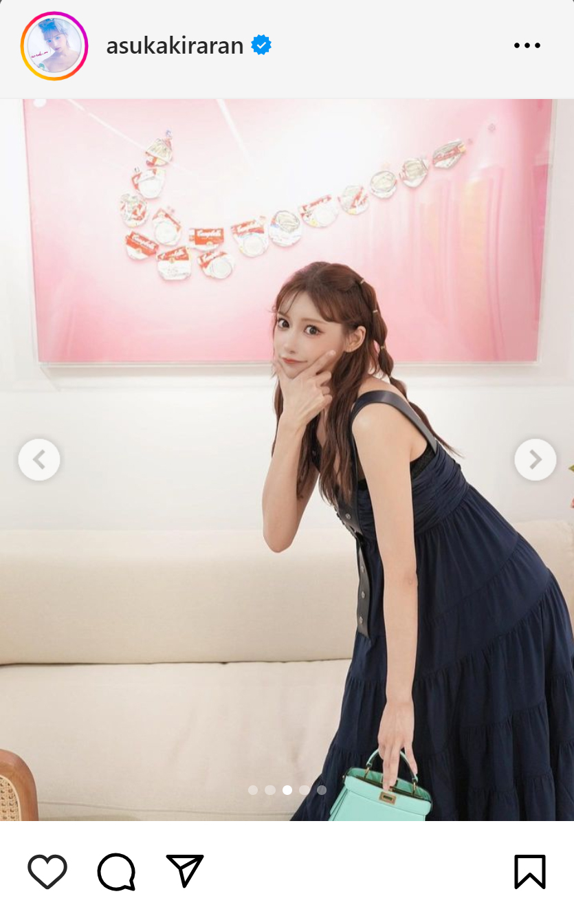 明日香キララのインスタグラムから