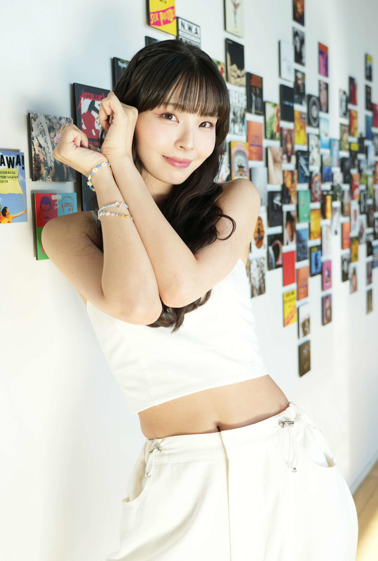 7月26日に配信される新曲「C.O.S.M.I.C LOVE」がGalaxy Z Flip4のWEB CM挿入歌となった川口ゆりな（2023年7月24日撮影）
