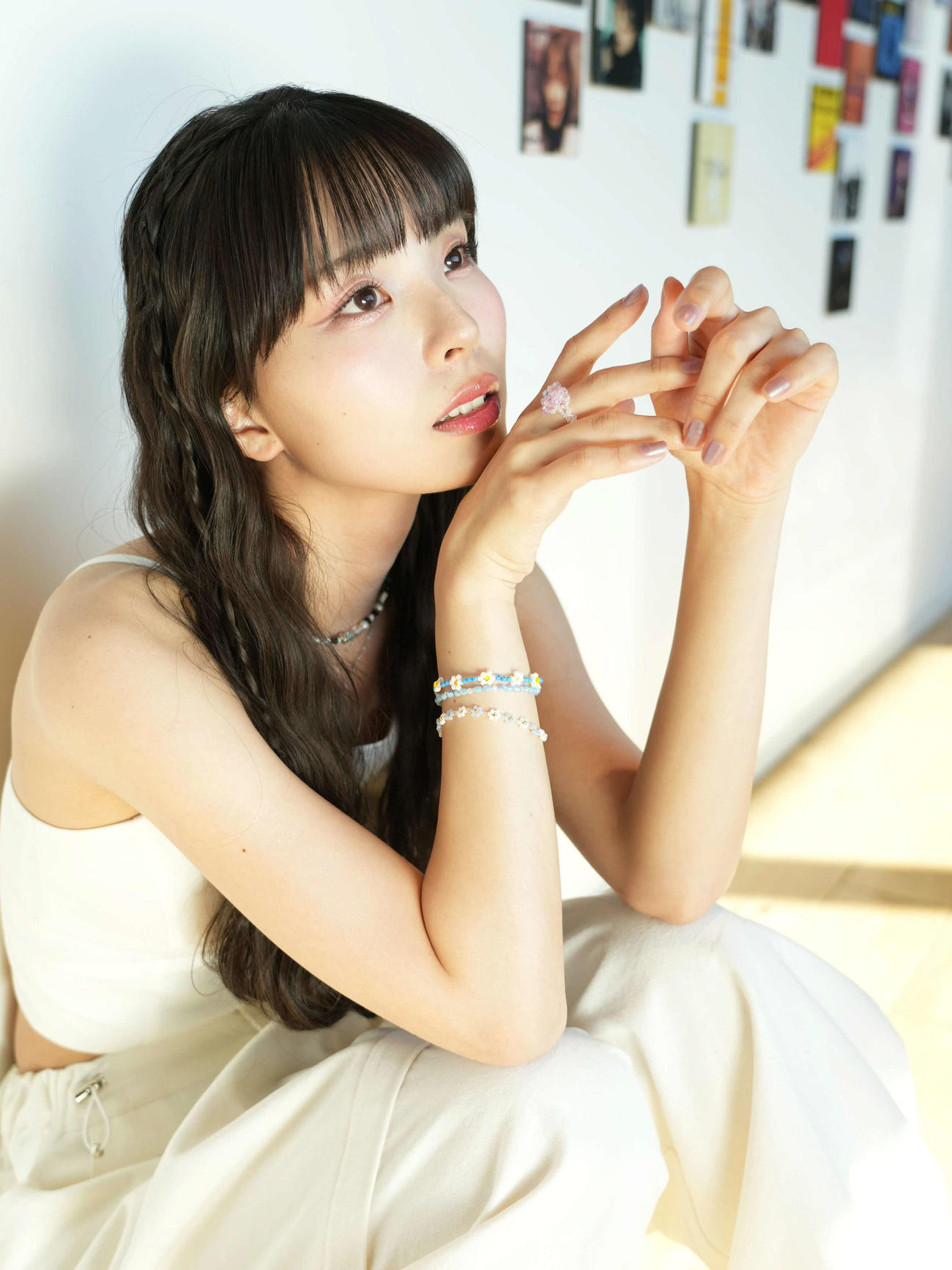 7月26日に配信される新曲「C.O.S.M.I.C LOVE」がGalaxy Z Flip4のWEB CM挿入歌となった川口ゆりな（2023年7月24日撮影）