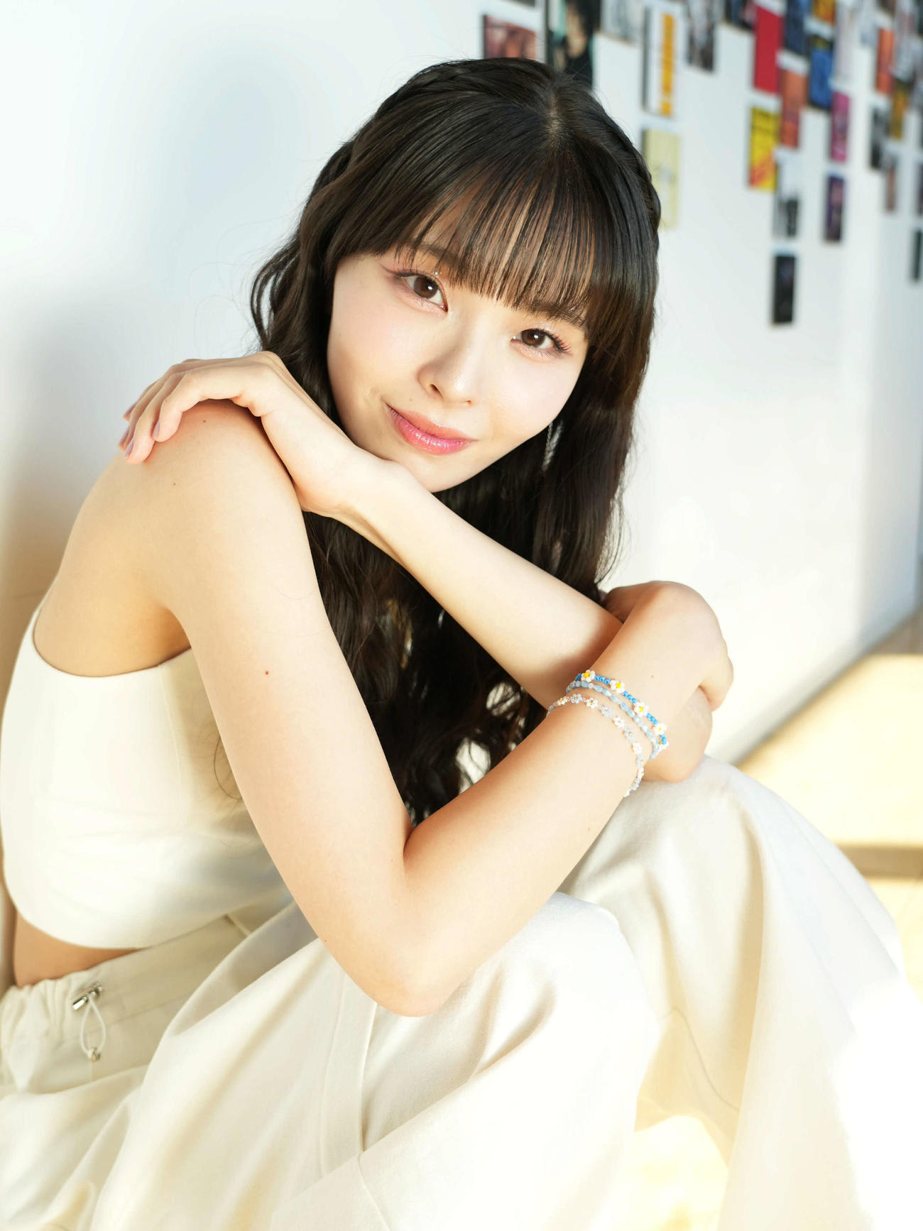 7月26日に配信される新曲「C.O.S.M.I.C LOVE」がGalaxy Z Flip4のWEB CM挿入歌となった川口ゆりな（2023年7月24日撮影）