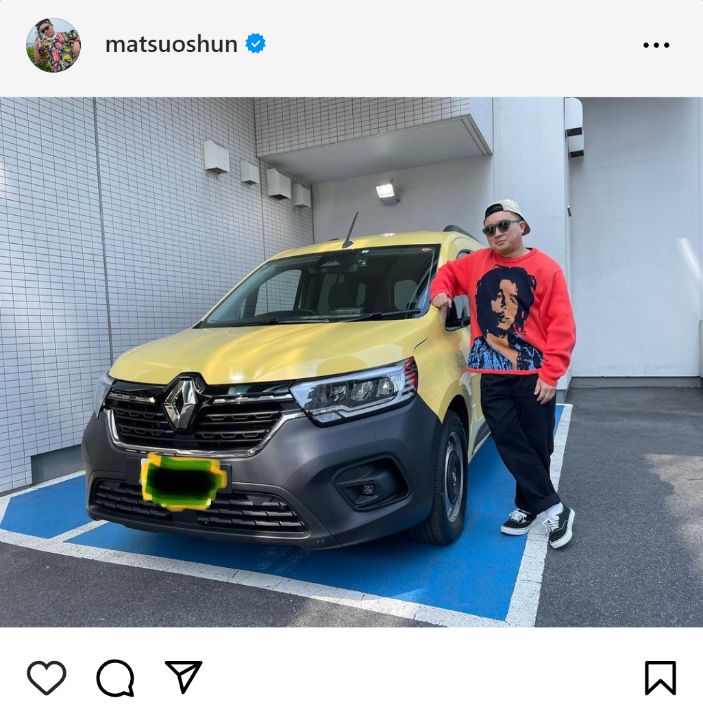 チョコレートプラネット松尾駿のインスタグラムから
