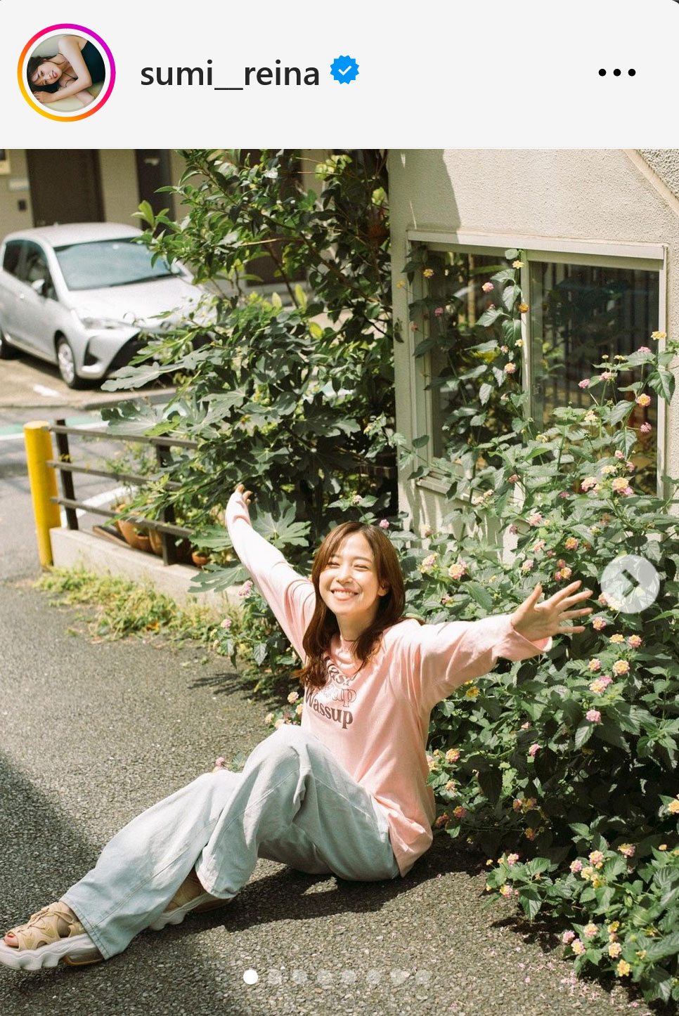 鷲見玲奈インスタグラムから
