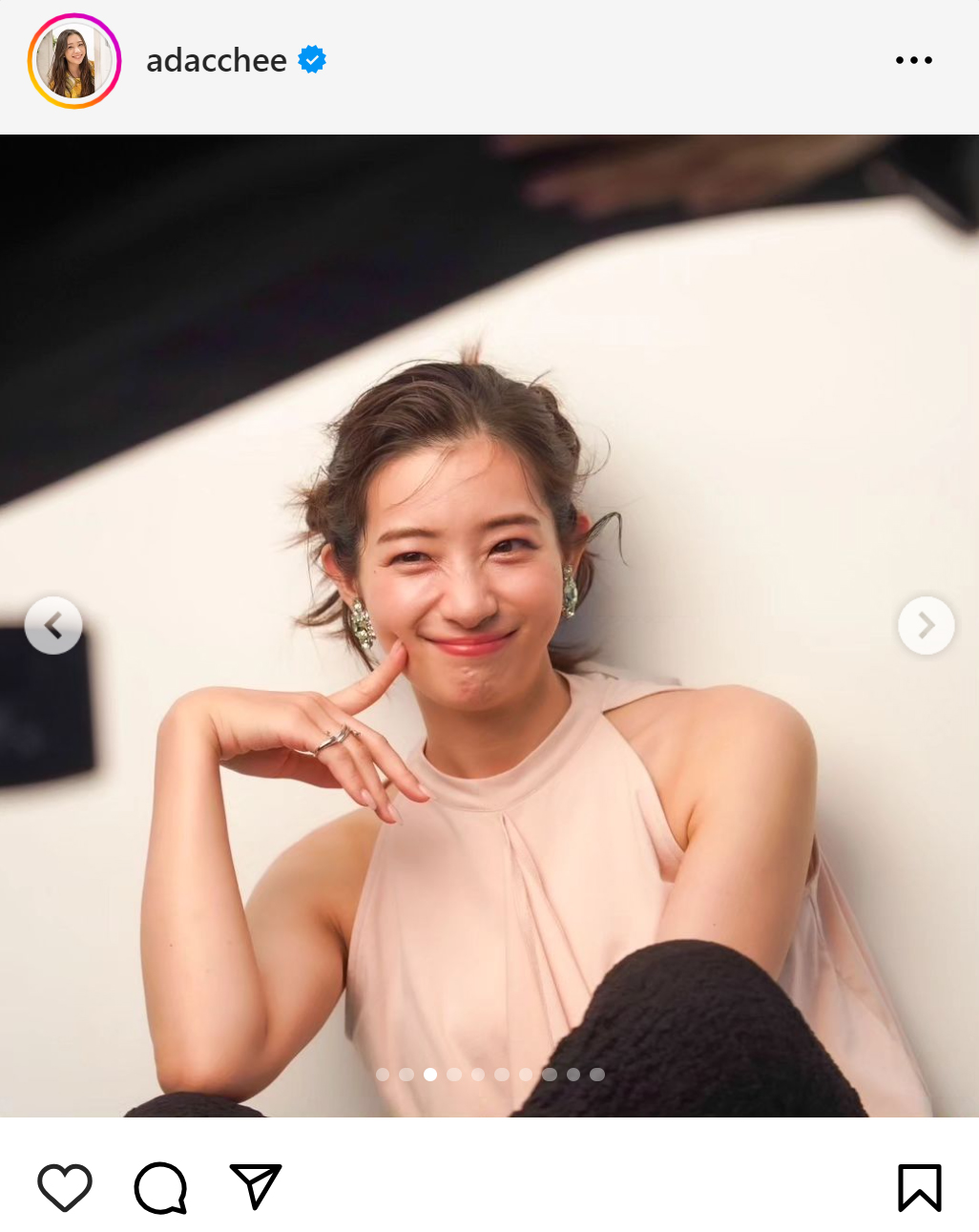 足立梨花のインスタグラムから