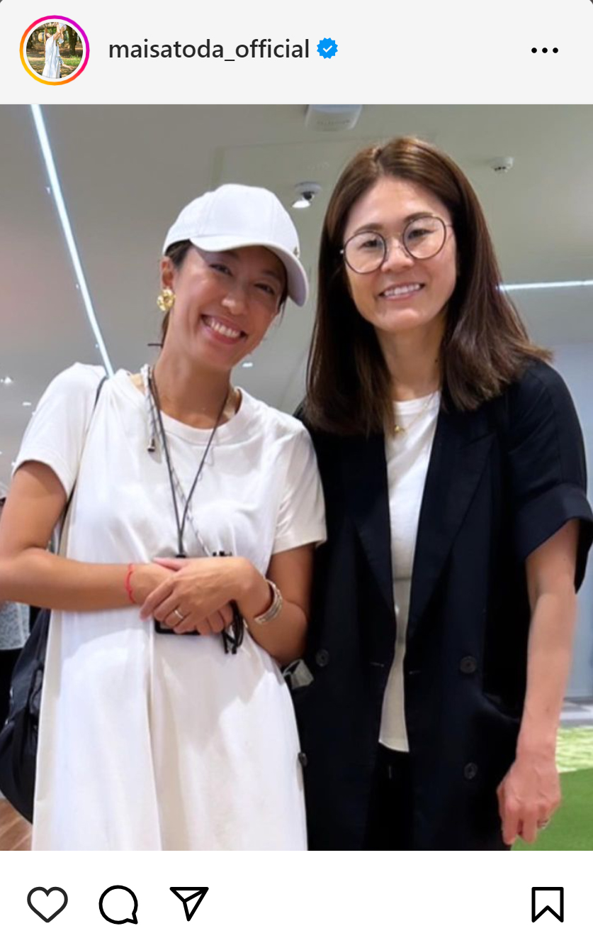 里田まいのインスタグラムから