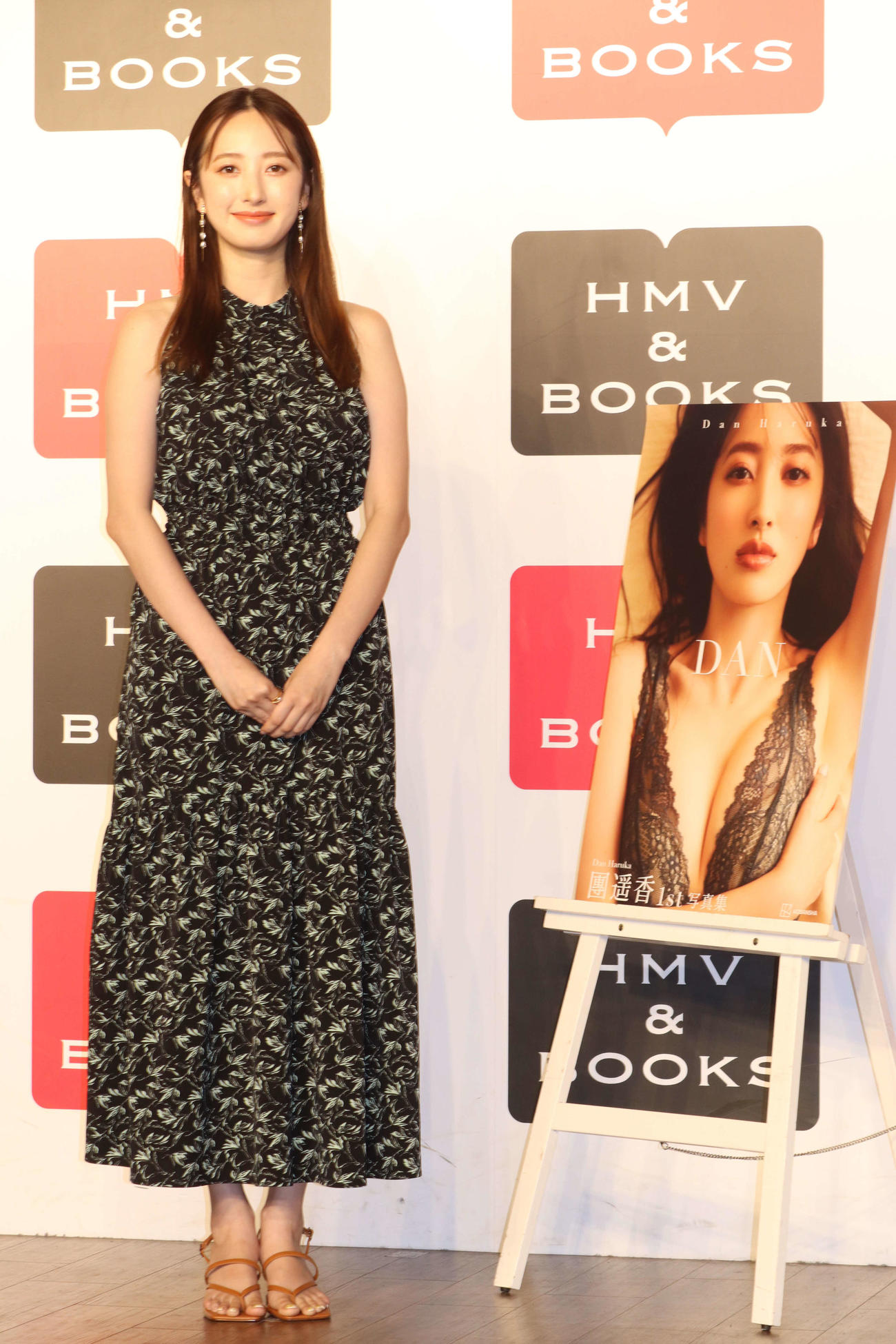 ファースト写真集「DAN」発売記念会見に登壇した團遥香（撮影・加藤理沙）