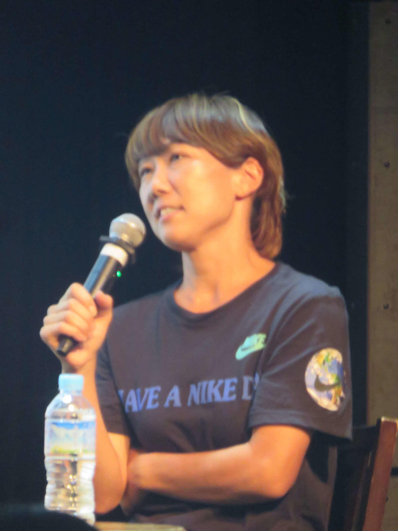 「くだRUNマラソンライブ『シン・猫ひろし』」にゲストとして登場した渋井陽子さん