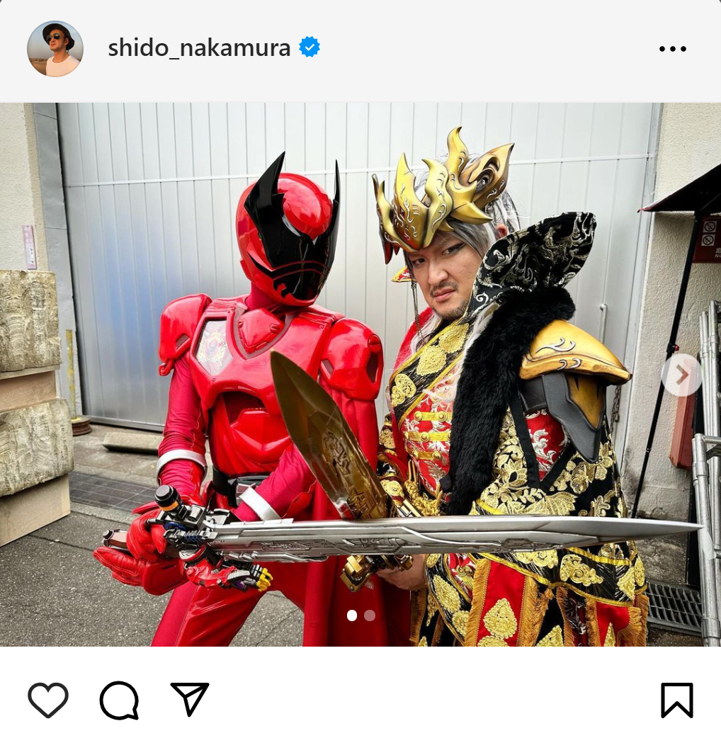 中村獅童のインスタグラムから