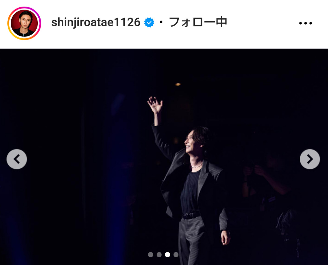 AAA・SHINJIROのインスタグラムから