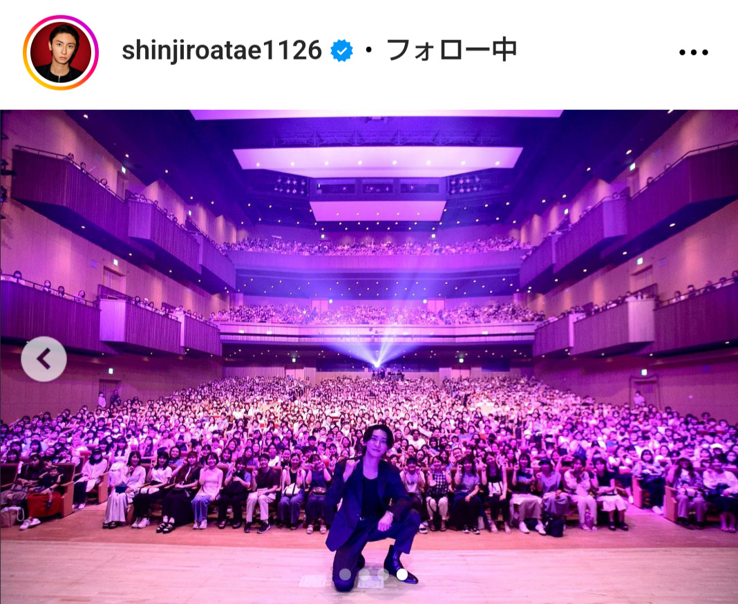 AAA・SHINJIROのインスタグラムから