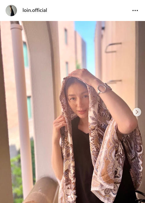 井川遥のインスタグラムから