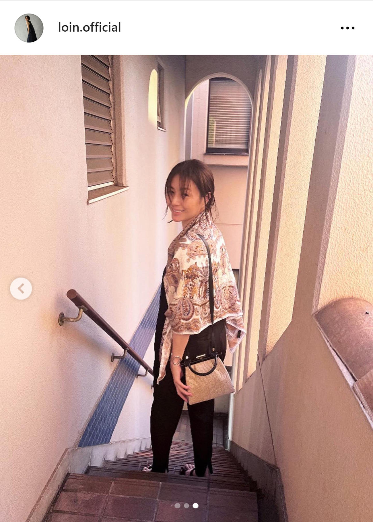 井川遥のインスタグラムから
