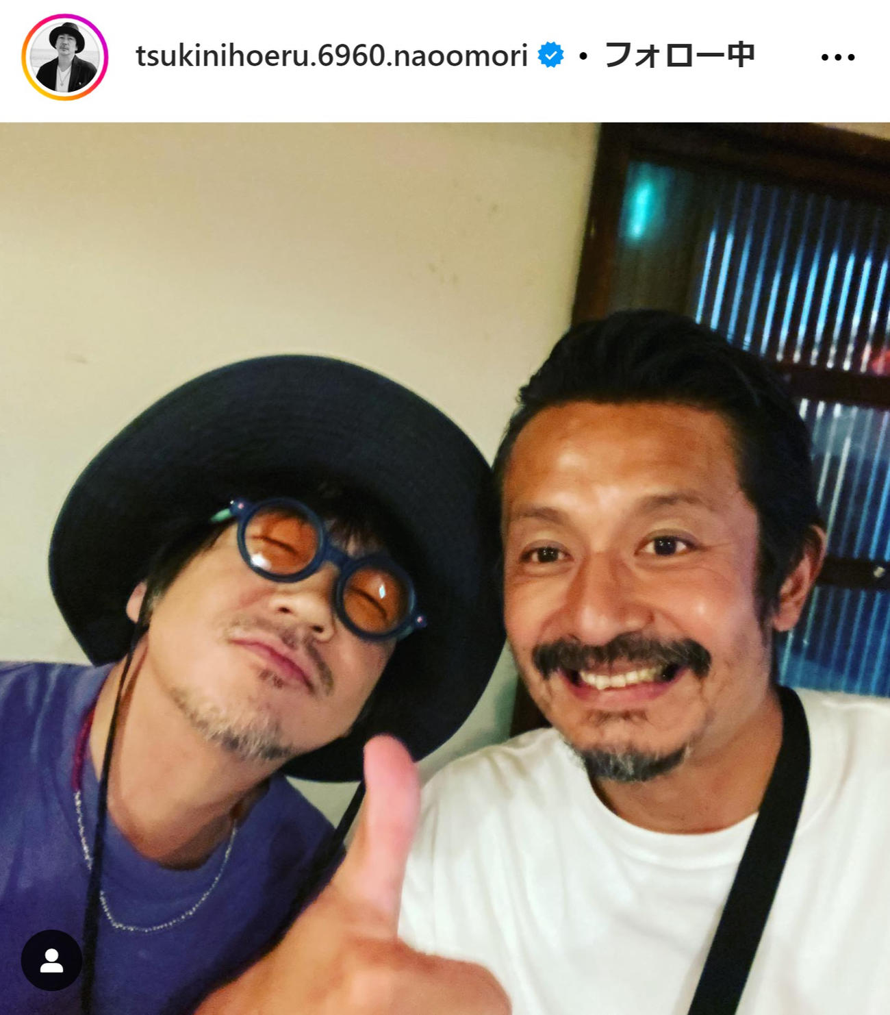 大森南朋のインスタグラムから