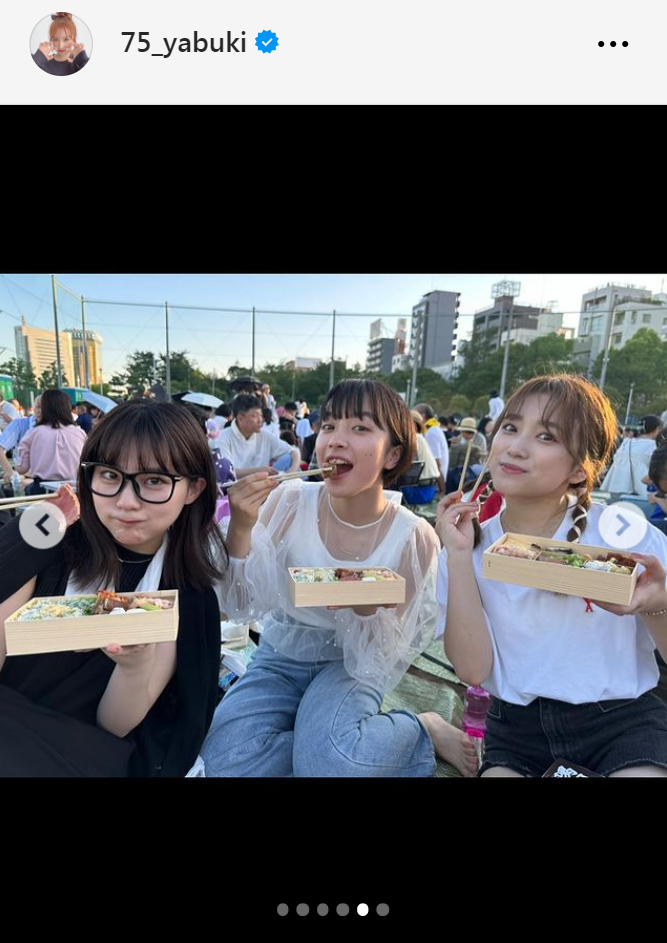 矢吹奈子のインスタグラムから
