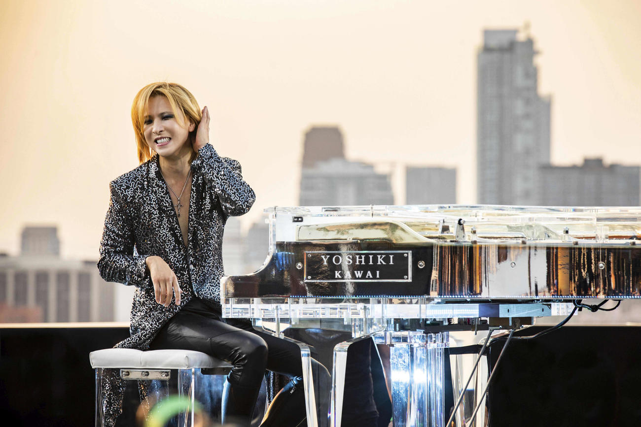 映画「YOSHIKI：UNDER THE SKY」のワンシーン（C）2023 A LIST MEDIA ENTERTAINMENT，INC．