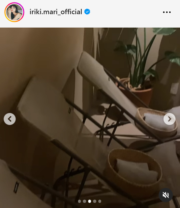 入来茉里のインスタグラムから