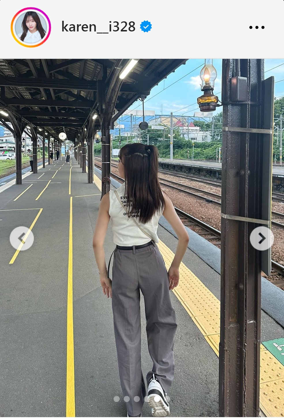 石川翔鈴のインスタグラムから