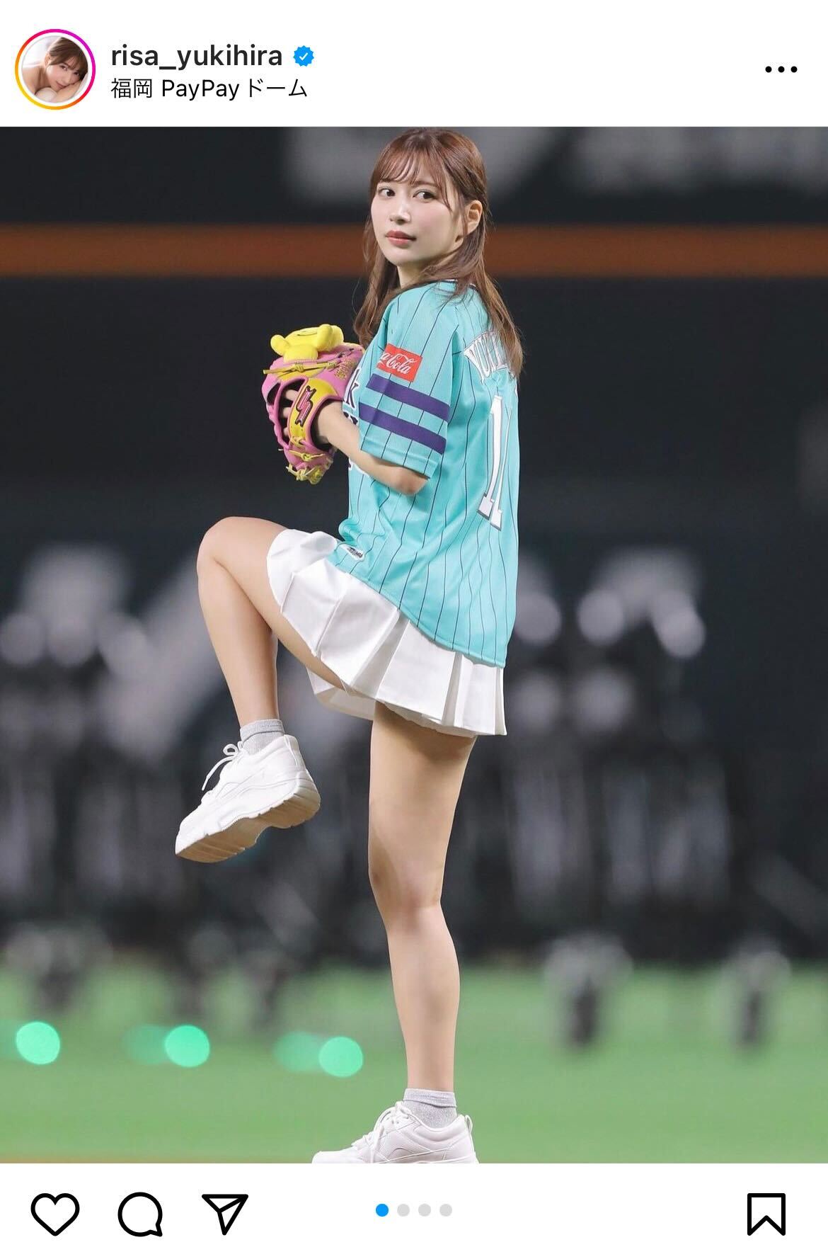 雪平莉左インスタグラムから