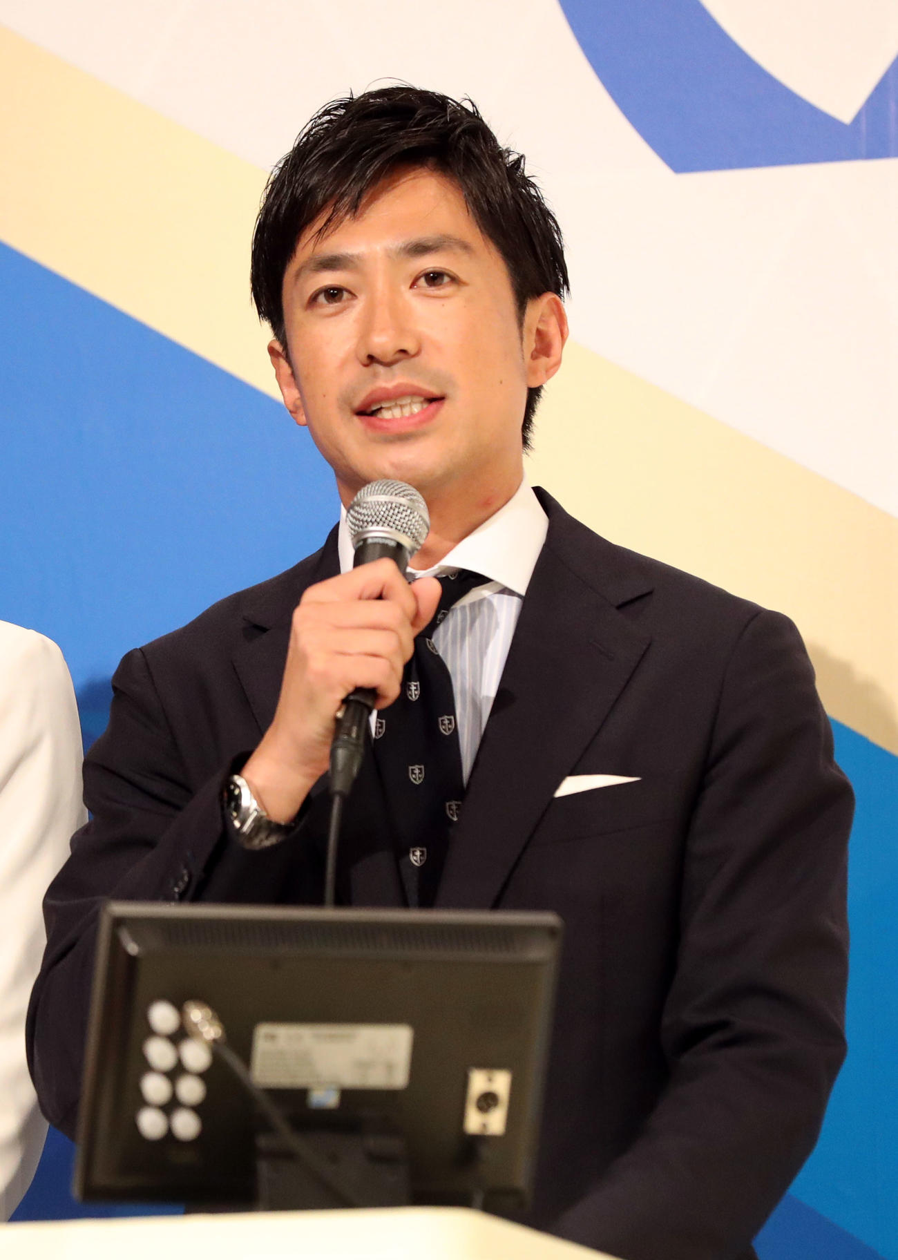 田中毅アナウンサー（2016年11月撮影）