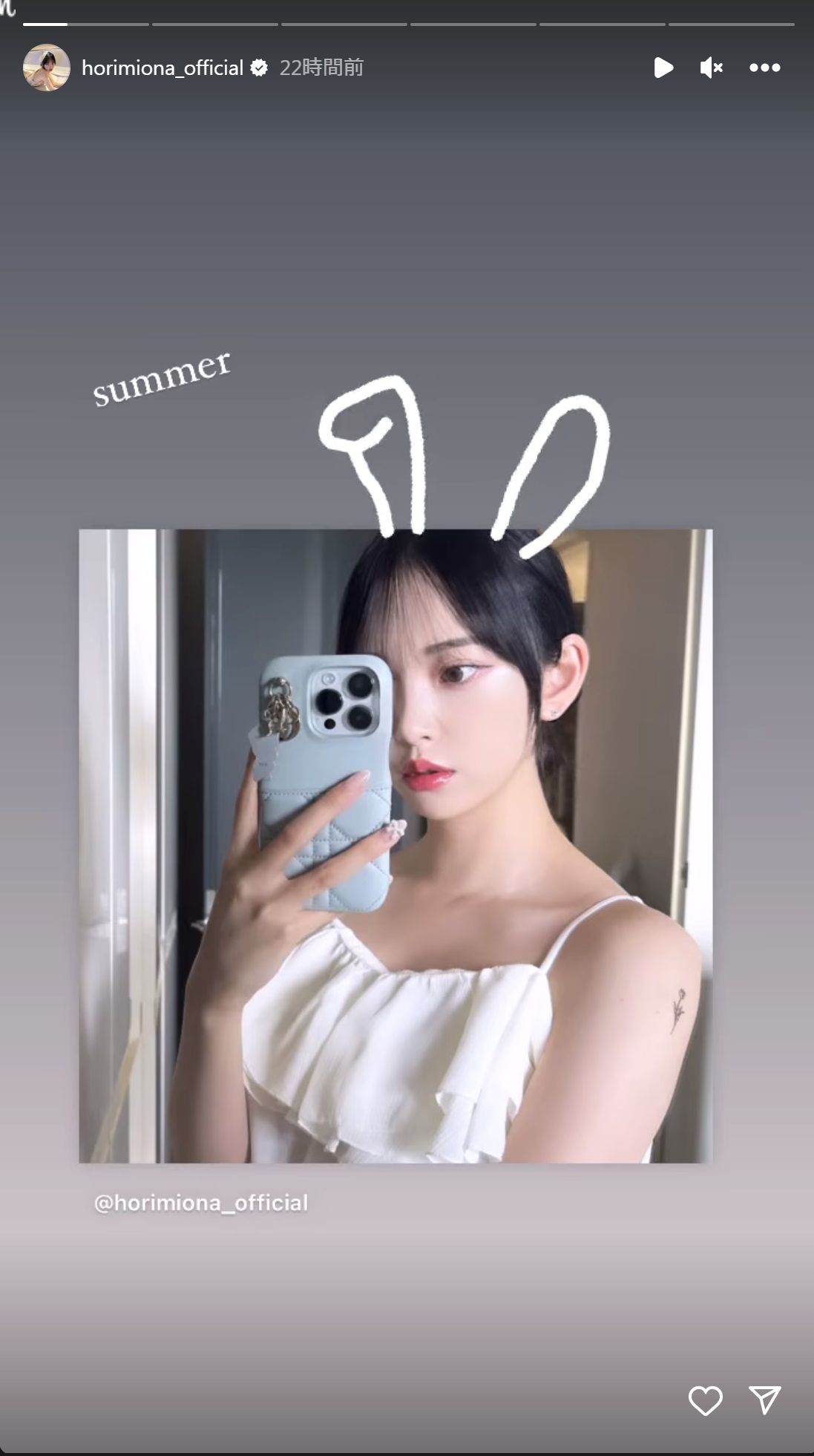 堀未央奈のインスタグラムから