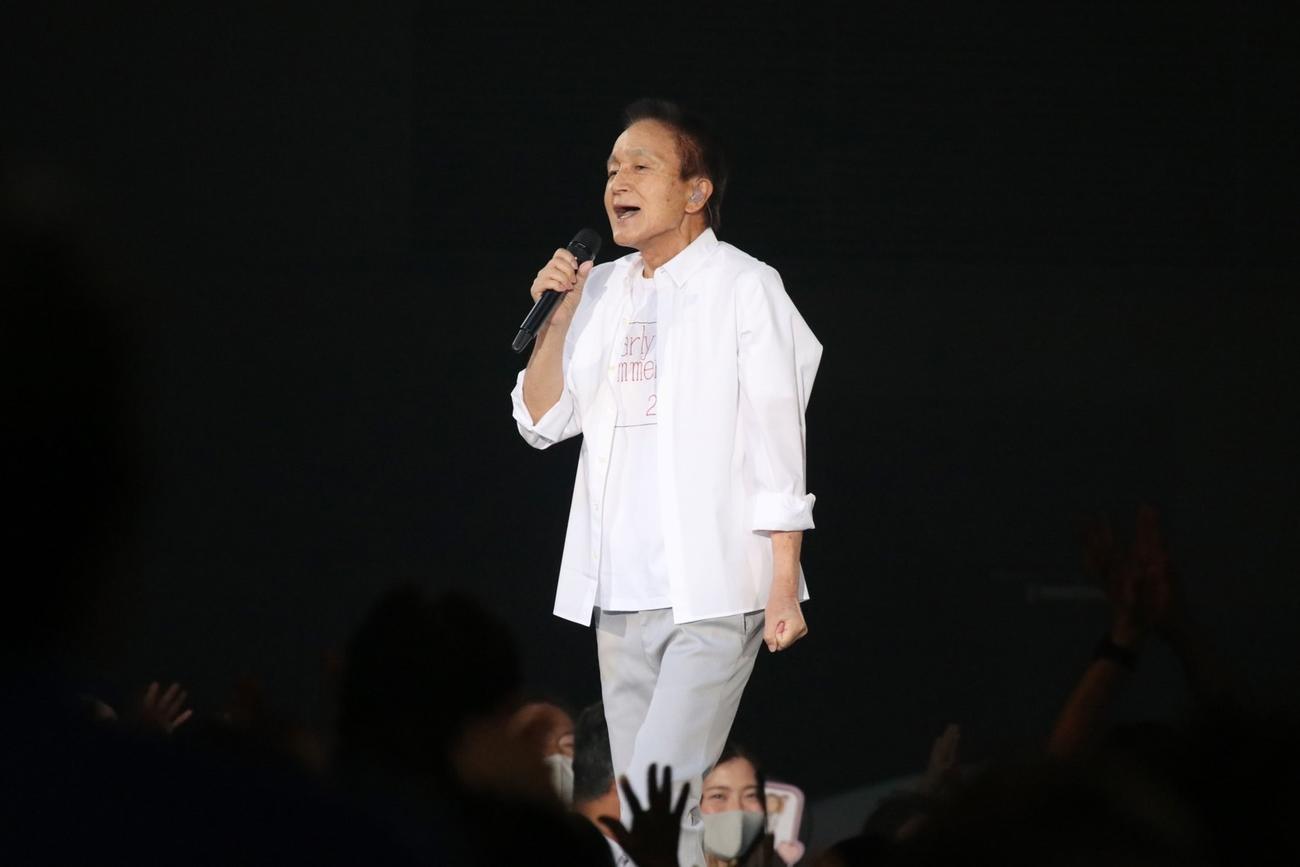 ツアーファイナルを行った小田和正(岩佐篤樹氏撮影)